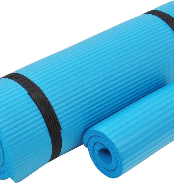 Everyday Essentials Yoga Mat for Home Gym Workouts blue