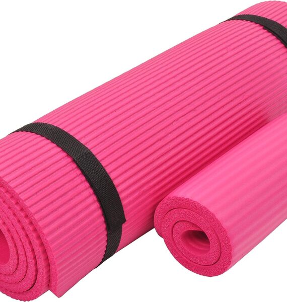 Everyday Essentials Yoga Mat for Home Gym Workouts pink