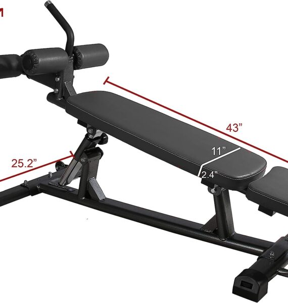 Finer Form Adjustable Workout Bench decline and incline