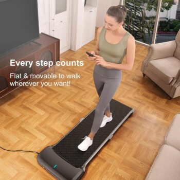 Home Gym Fitness with the KingSmith Walking Pad space saver