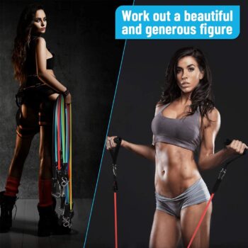 Hweryho Resistance Bands Workout Set- Ultimate Home Gym Solution