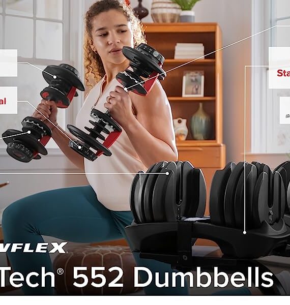 adjustable dumbbells from bowflex